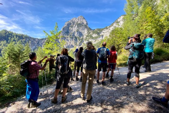 Wandergruppe in den Berchtesgadener Alpen| © Katharina Hubmann