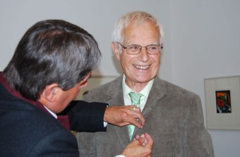 Erich Völk erhält Umweltmedaille | © Jahns/PNP