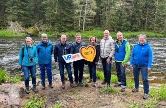 Spendenübergabe Gewinnsparverein am Schwarzen Regen | © Eva Neubert