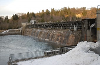 Wasserkraftwerk Lechstau bei Hohenfurch | © Dr. Eberhard Pfeuffer