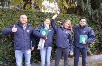 LBV-Werbeteam in München