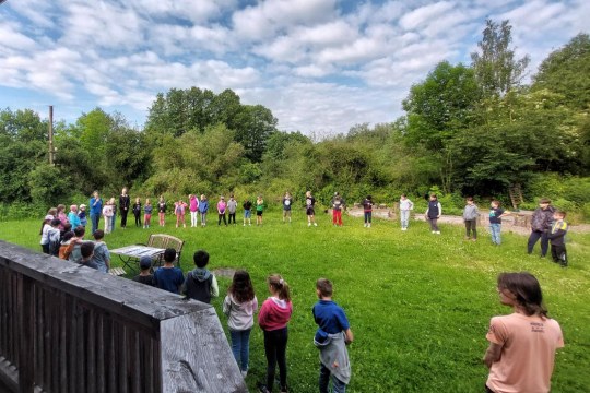 Kindergruppe der Grundschule Marktleugast | ©LBV