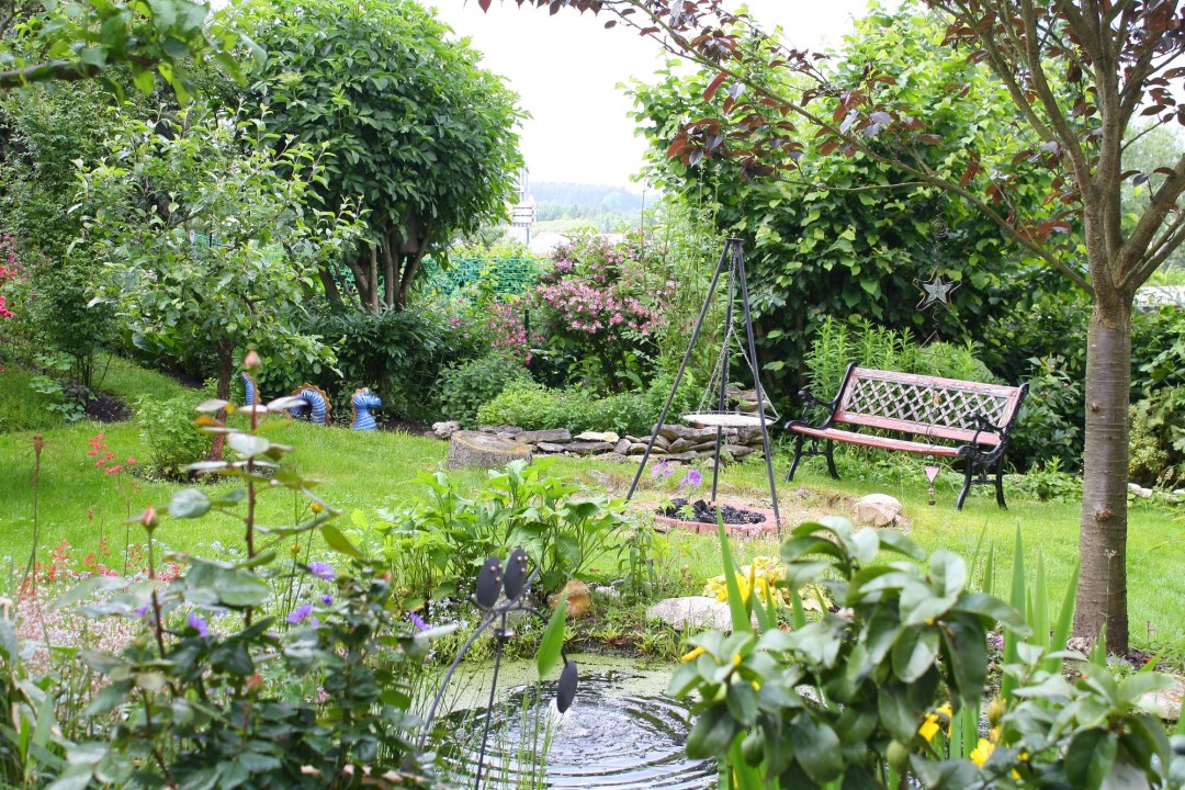 Garten mit Teich | © Peter Bria