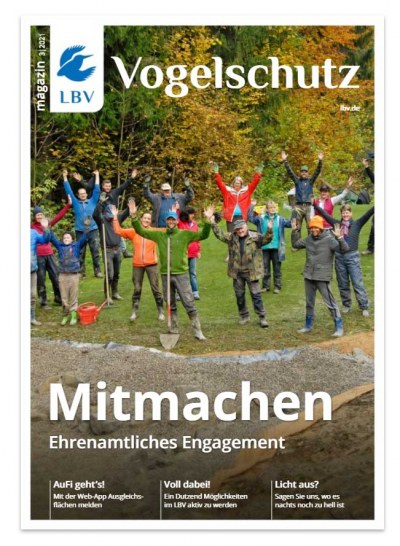 Cover vom LBV Magazin 03/2021 mit vielen Menschen drauf