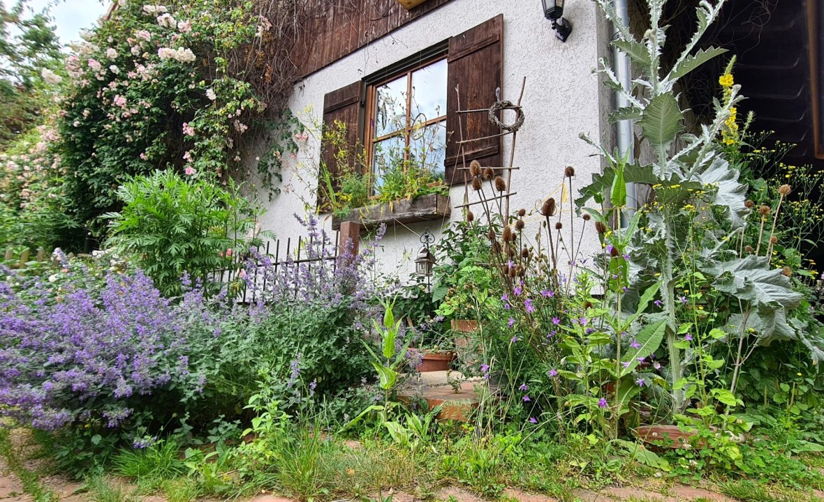 Garten von Familie Hellmeier im Lkr. Traunstein | © Charlotte Hellmeier