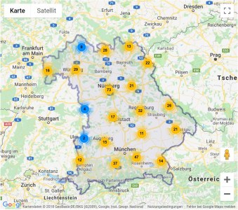Karte Umweltschulen