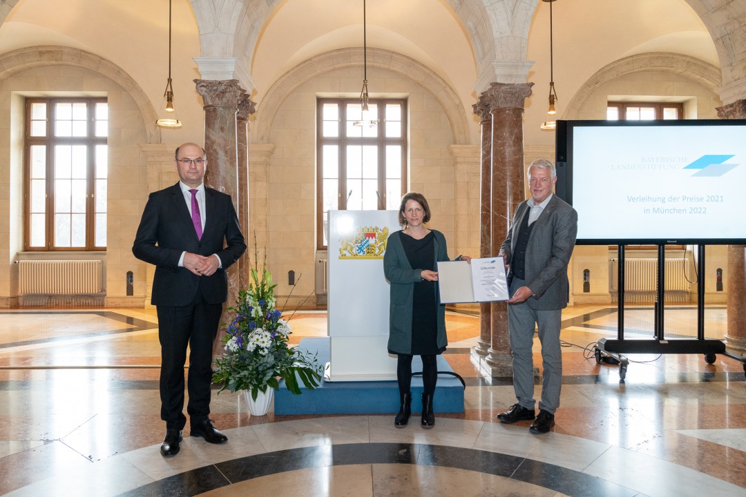 Verleihung des Umweltpreis 2021 | © StMFH/Christian Blaschka