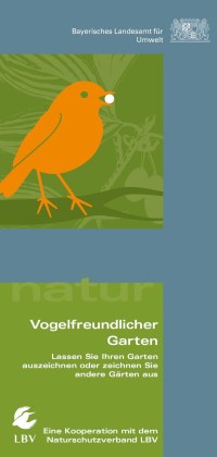 Faltblatt Vogelfreundlicher Garten