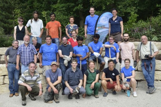 Team der Gartenumgestaltung in der Diakonie Fürth | © M. Meier