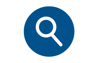 Ein Lupe-Icon symbolisiert die Suche nach Informationen des LBV für den Naturschutz in Bayern.