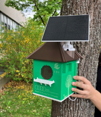 Prototyp Horchbox/Baum auf der Landesgartenschau. | © Audi/B.Borgetto