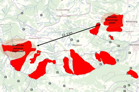 Rutschungen Hörnergruppe | Quelle: www.umweltatlas.bayern.de