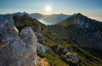 Ammergebirge mit Fichtenwald | © Dr. Olaf Broders