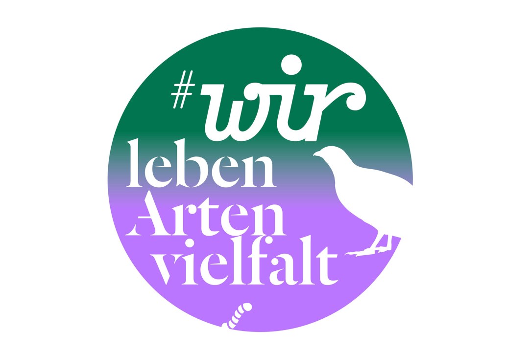Kampagnenlogo #wirlebenartenvielfalt