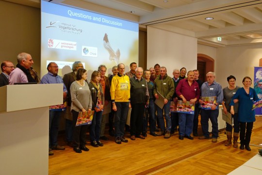 Wiesenweihe-Tagung mit Ehrung | © Uli Lanz