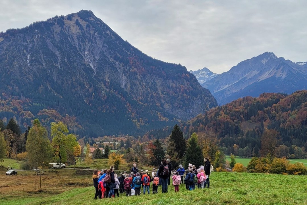 Schulklasse Klassenzimmer Alpen | © LBV