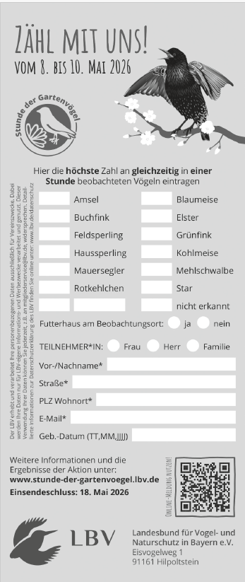 Zeitungsmeldebogen SdG 2026
