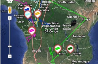 Kuckuck Telemetrie-Karte Februar 2015 | © LBV