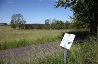 Biotopschild im Gebiet Nordhalben | © Florian Lang
