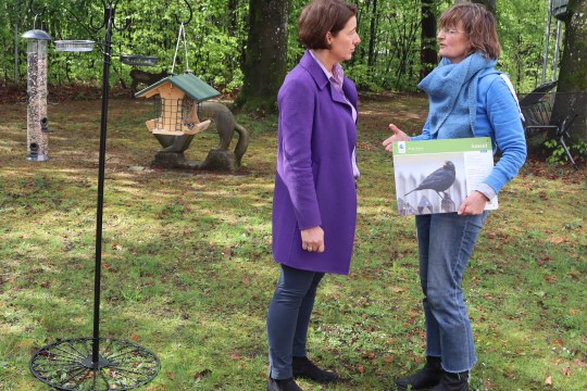 Judith Prem und Kathrin Lichtenauer im AWO Föhrenpark München | © Eva Neubert
