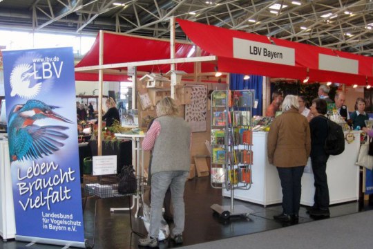 Der LBV-Stand auf der Gartenmesse in München | © Sabine Habel