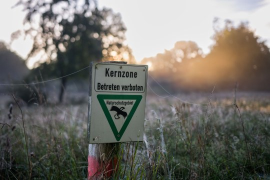 Schild Naturschutzgebiet | © Nicole Friedrich