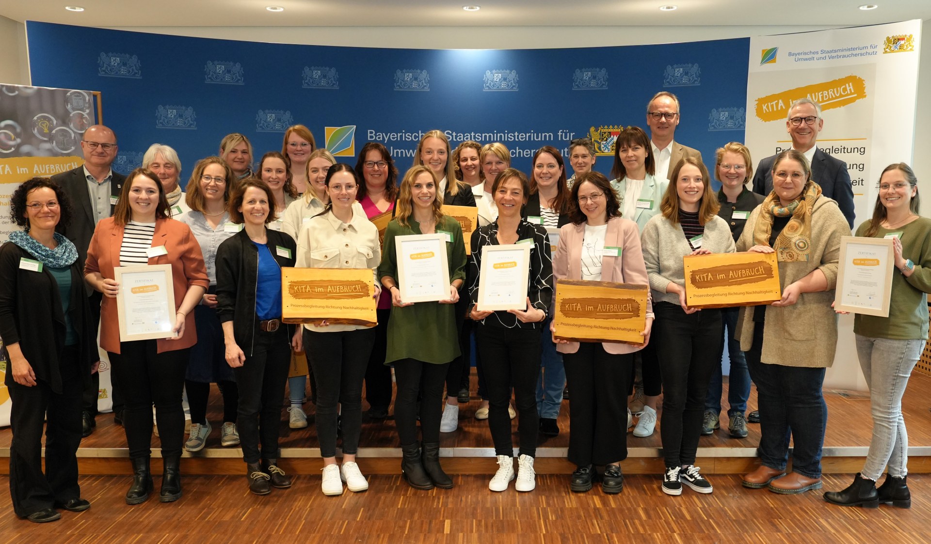 Auszeichungsveranstaltung Kita im Aufbruch |  © StMUV