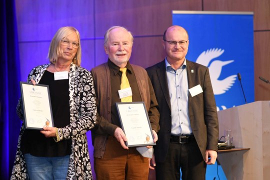 Ehrung für langjähriges Engagement von Gudrun Dentler und Günter Schreib | © Matthias Hüther LBV