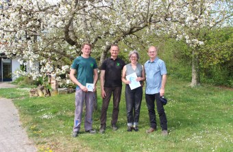 Stefan, Hubert und Eveline Heigl (Naturland), Norbert Schäffer | © Christiane Geidel