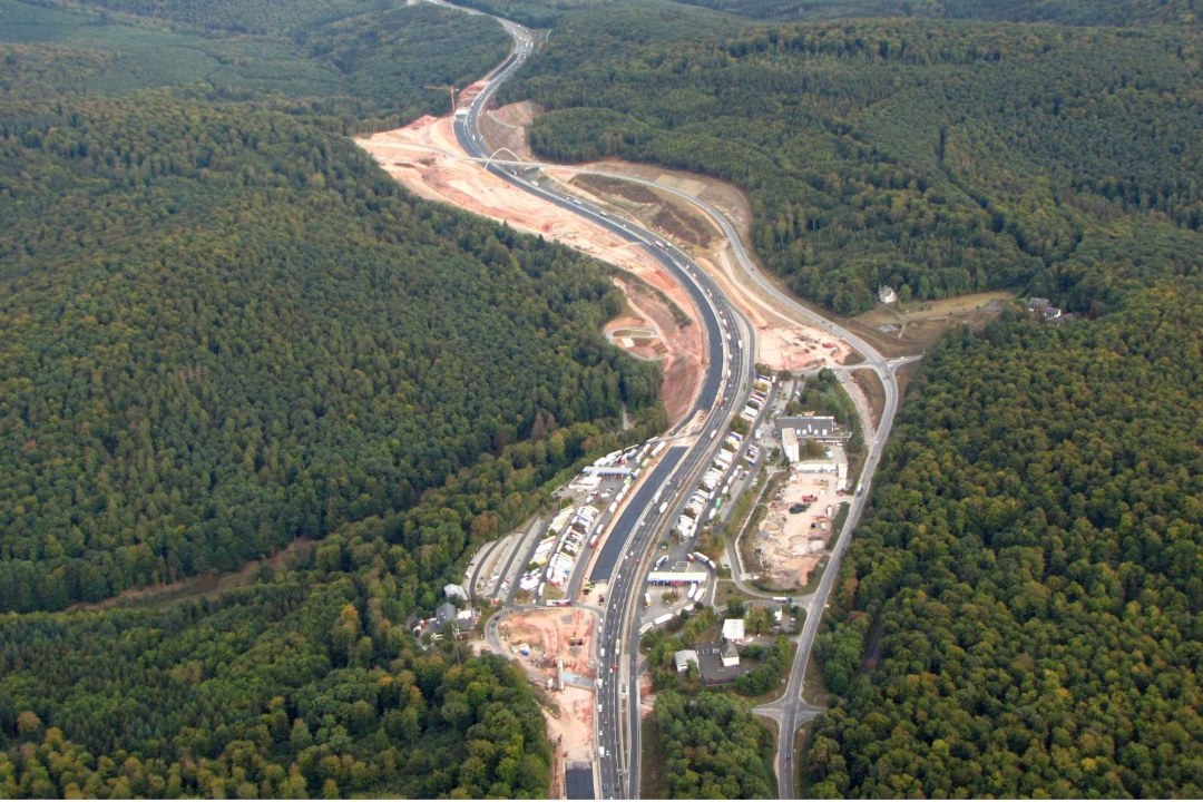 Luftaufnahme Baustelle Rohrbrunn A3 | © Thomas Staab