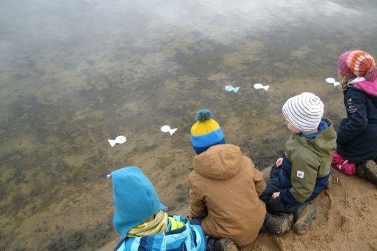 Kinder besuchen eine Umweltstation | © LBV-Kindergarten arche noah