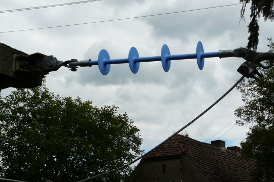 Langstabilisator für Strommast | © W. Böhmer