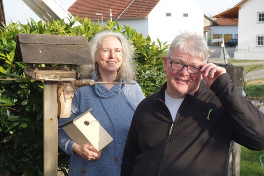 Gewinnübergabe Stunde der Wintervögel 2025 Reise | © LBV