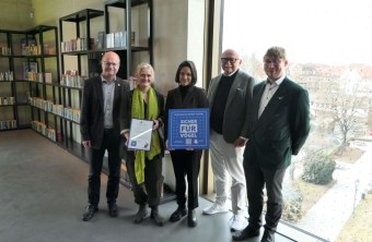 Dr. Norbert Schäffer, Marion Grether, Dr. Yasmin Schmelzer, Gerd Schmelzer, Dr. Peter Stimmler | © Stefanie Bernhardt LVB