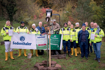 Sodenthaler unterstützt Quellrenaturierung im Landkreis Aschaffenburg. | © Ines Heck