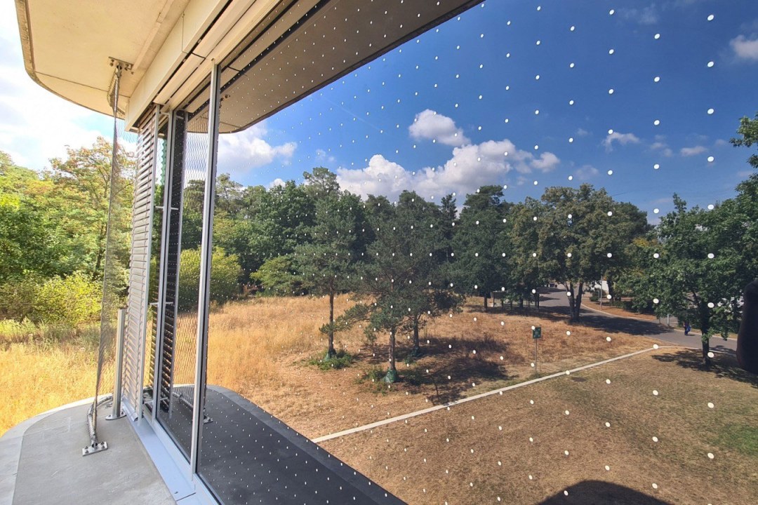 Vogelschutzfolie an einem Fenster | © SEEN