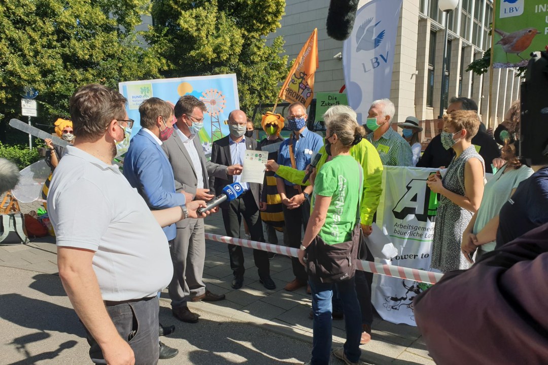 Presseaktion Green Deal mit LBV | © Matthias Luy