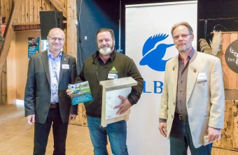 Auszeichnung Kiebitzschutz: Dr. Norbert Schäffer, Christian Matthesius, Matthias Luy | © Nicole Friedrich