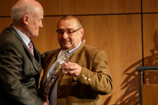 Ludwig Sothmann und Gerhard Koller auf der LBV-Delegiertenversammlung