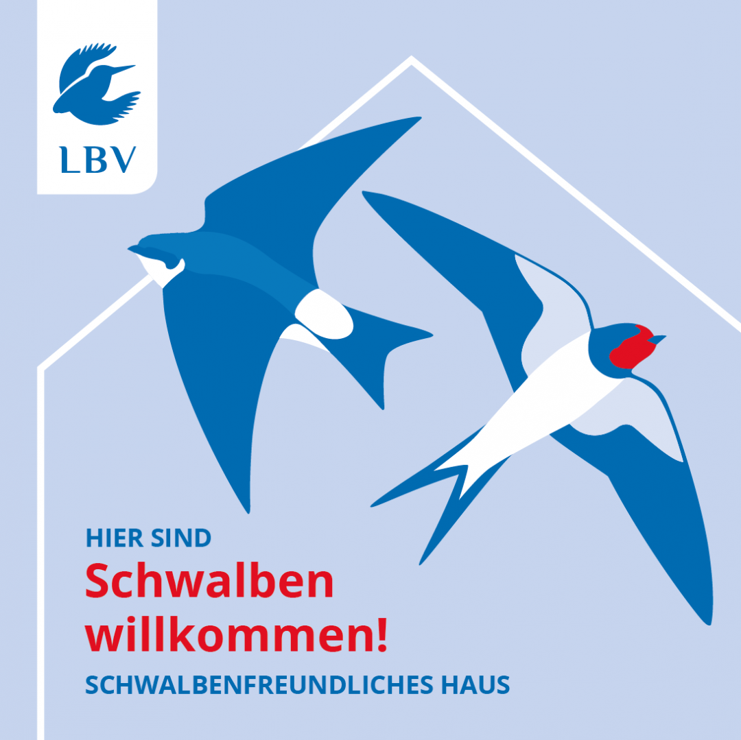 LBV-Plakette schwalbenfreundliches Haus