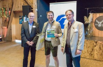 Auszeichnung Kiebitzschutz: Dr. Norbert Schäffer, Jakob Lipp, Matthias Luy  | © Nicole Friedrich