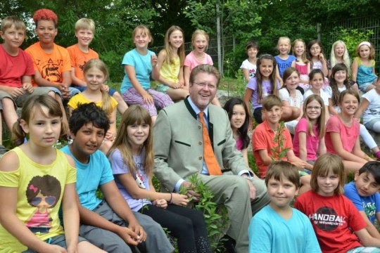 Schüler der Umweltschule in Europa 2013 | © StMUV