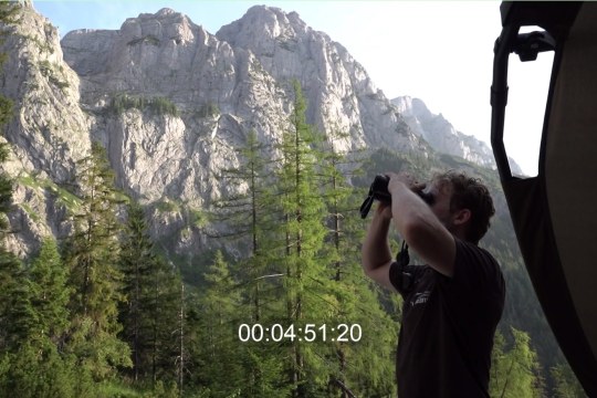 Monitoring im Nationalpark| © Screenshot LBV Bartgeierfilm