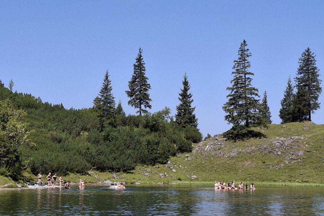 Badende Im Gaisalpsee | © LBV