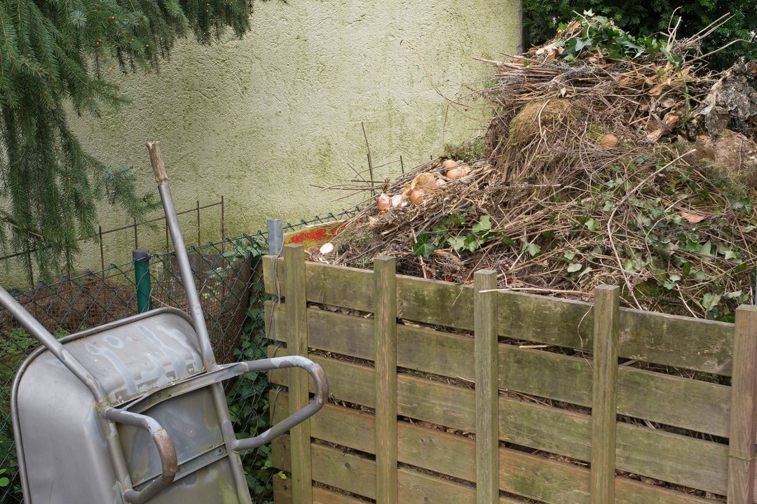 Komposthaufen in einem Garten | © Oliver Wittig