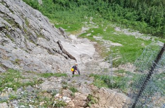 Letzte Reparaturen am Zaun |© D. Schuhwerk LBV