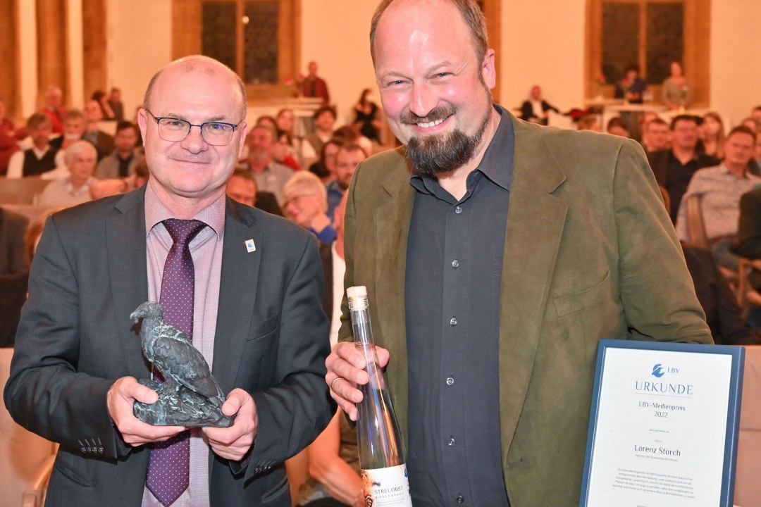 Dr. Norbert Schäffer und Lorenz Storch | © Tobias Tschapka