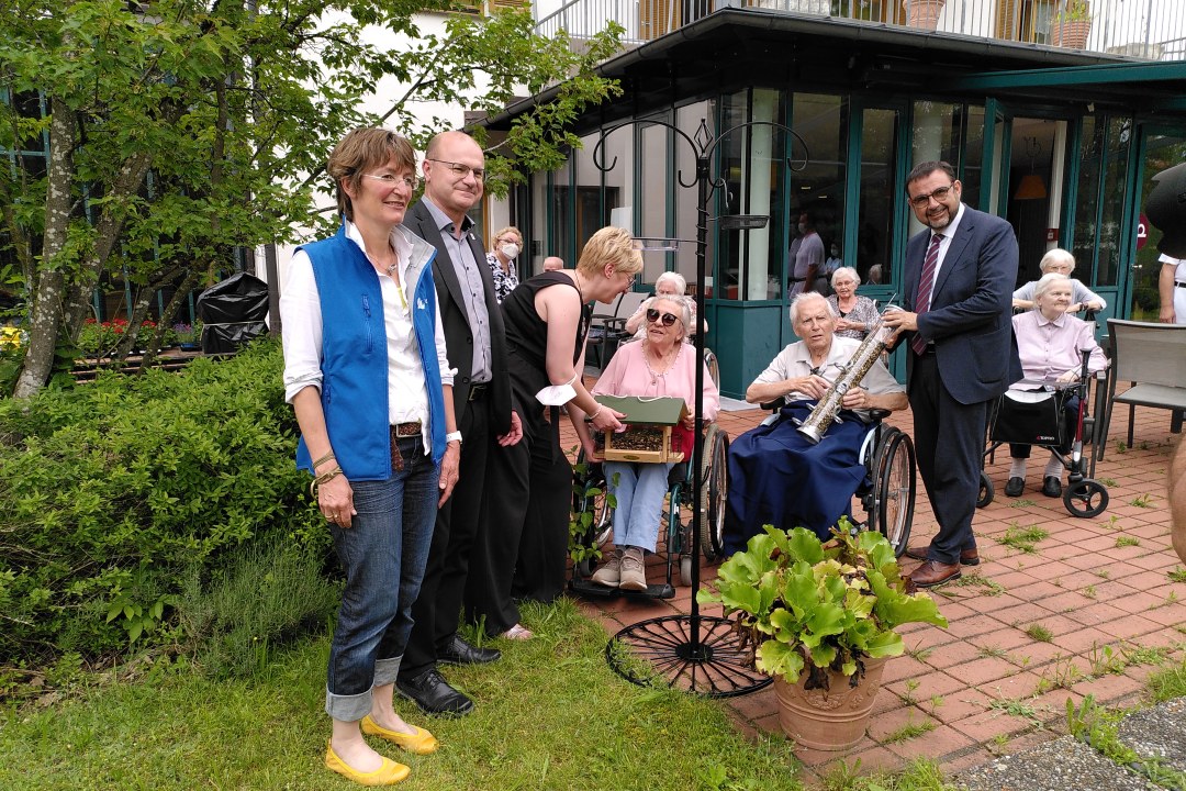 Kathrin Lichtenauer, Norbert Schäffer (links) und Klaus Holetschek (rechts) | © Magdalena Buckreus