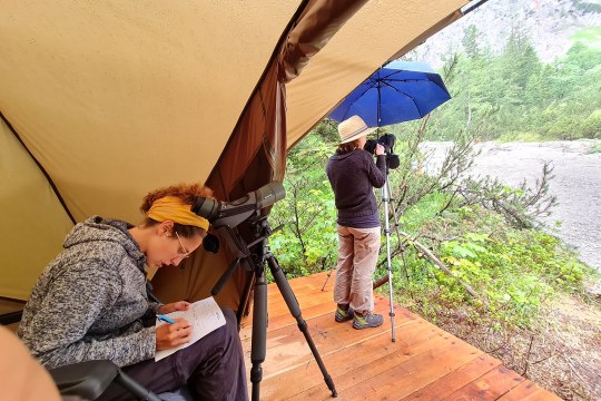 Karina und Silke beim Monitoring |© D. Schuhwerk