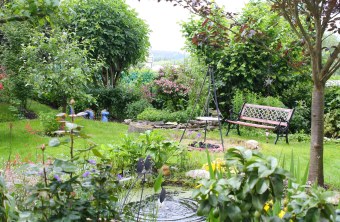 Garten mit Teich | © Peter Bria